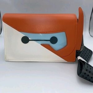 Loungefly Disney Big Hero 6 Baymax Suit Split Crossbody Bag NWT